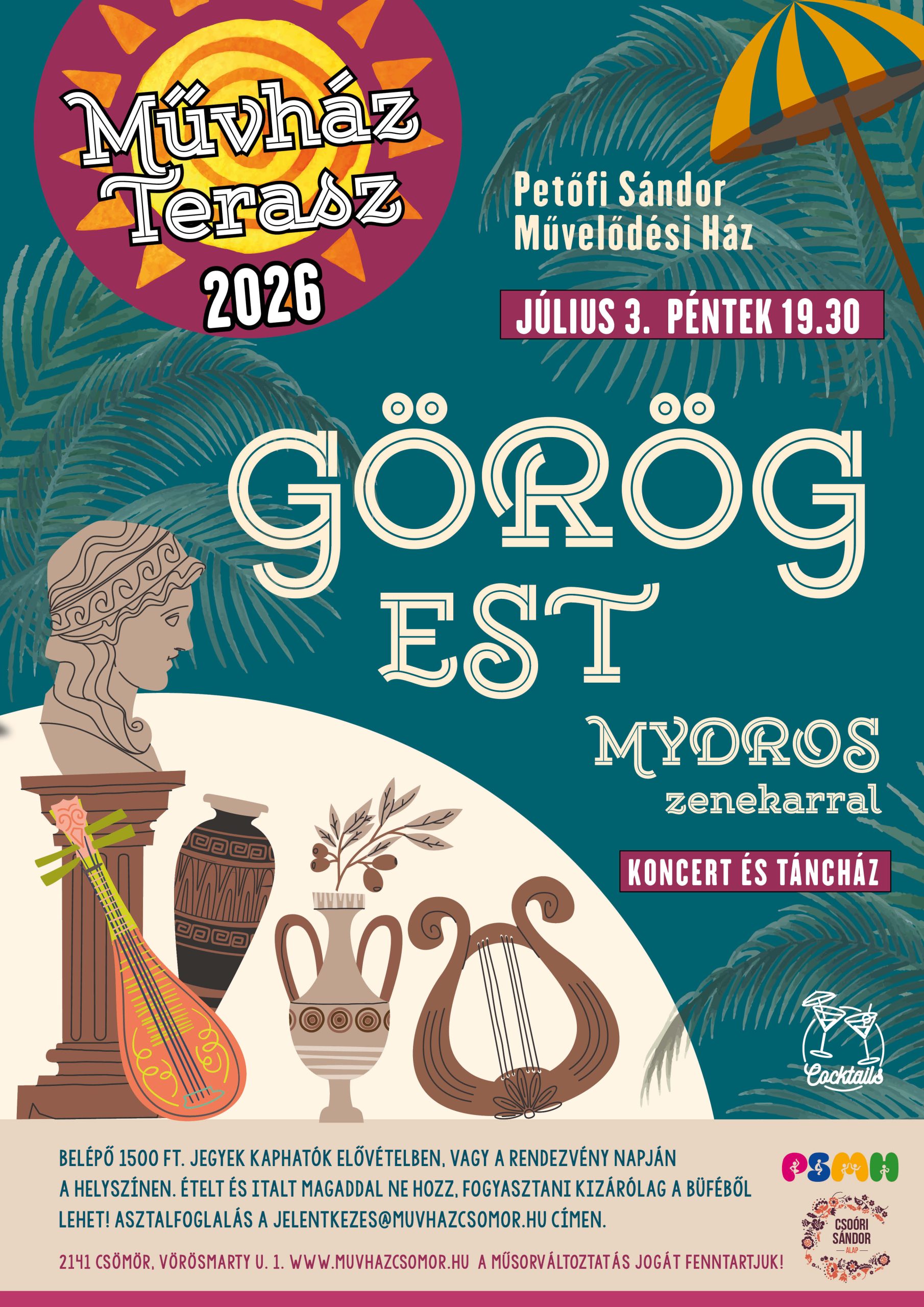 Görög terasz Mydros